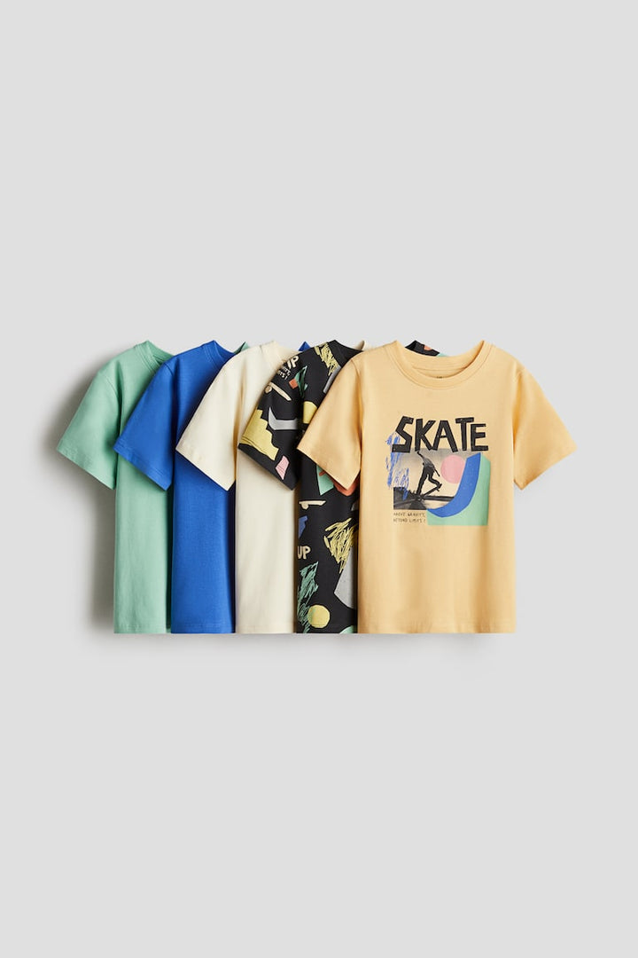 H&M 5-pack Jersey T-shirts