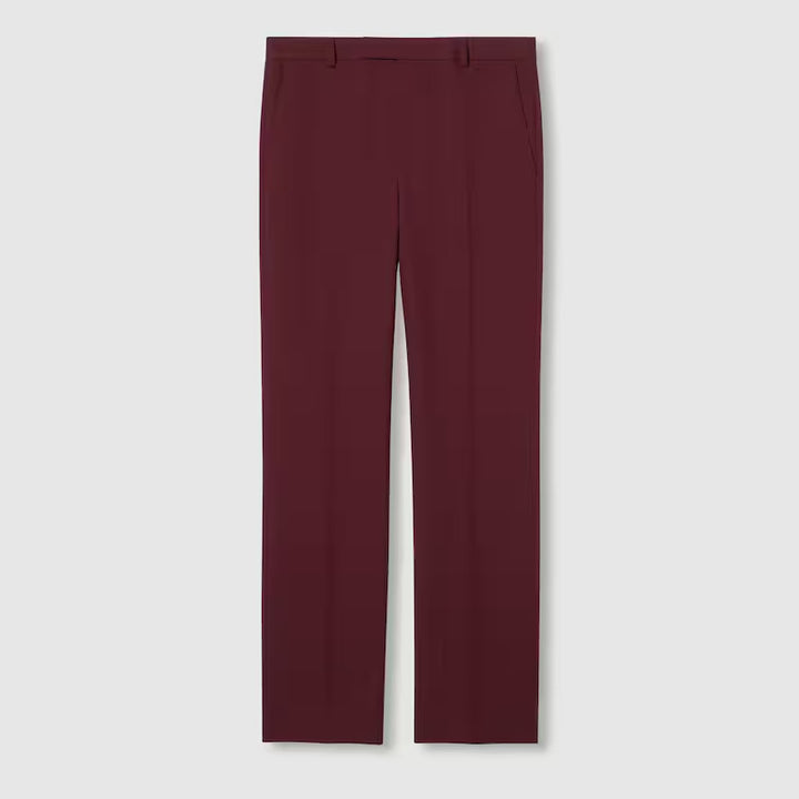 GUCCI EMBOSSED POLYESTER DRILL PANT