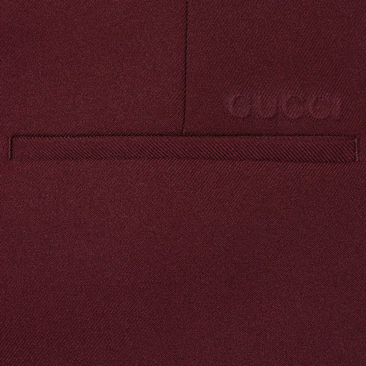 GUCCI EMBOSSED POLYESTER DRILL PANT