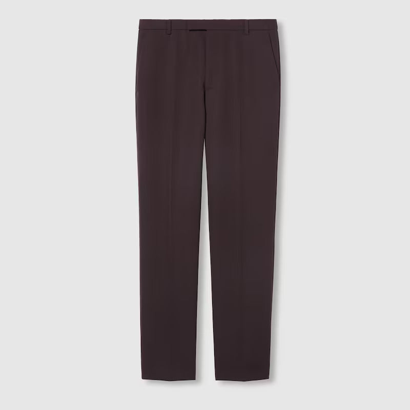 GUCCI EMBOSSED POLYESTER DRILL PANT
