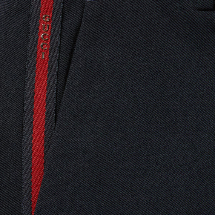 Gucci COTTON GABARDINE PANT WITH WEB