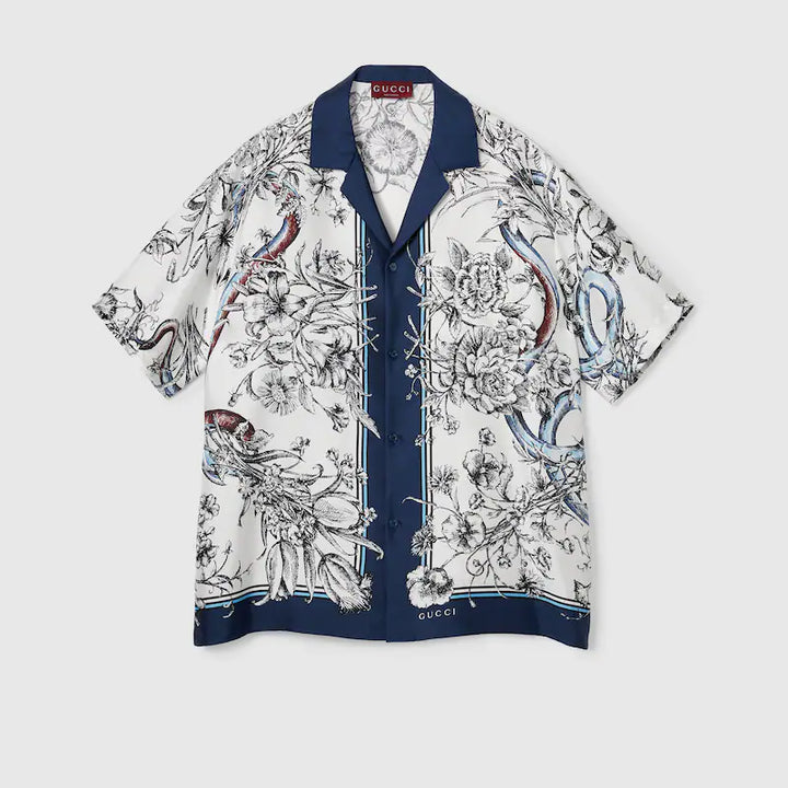 Gucci PRINTED SILK SHIRT