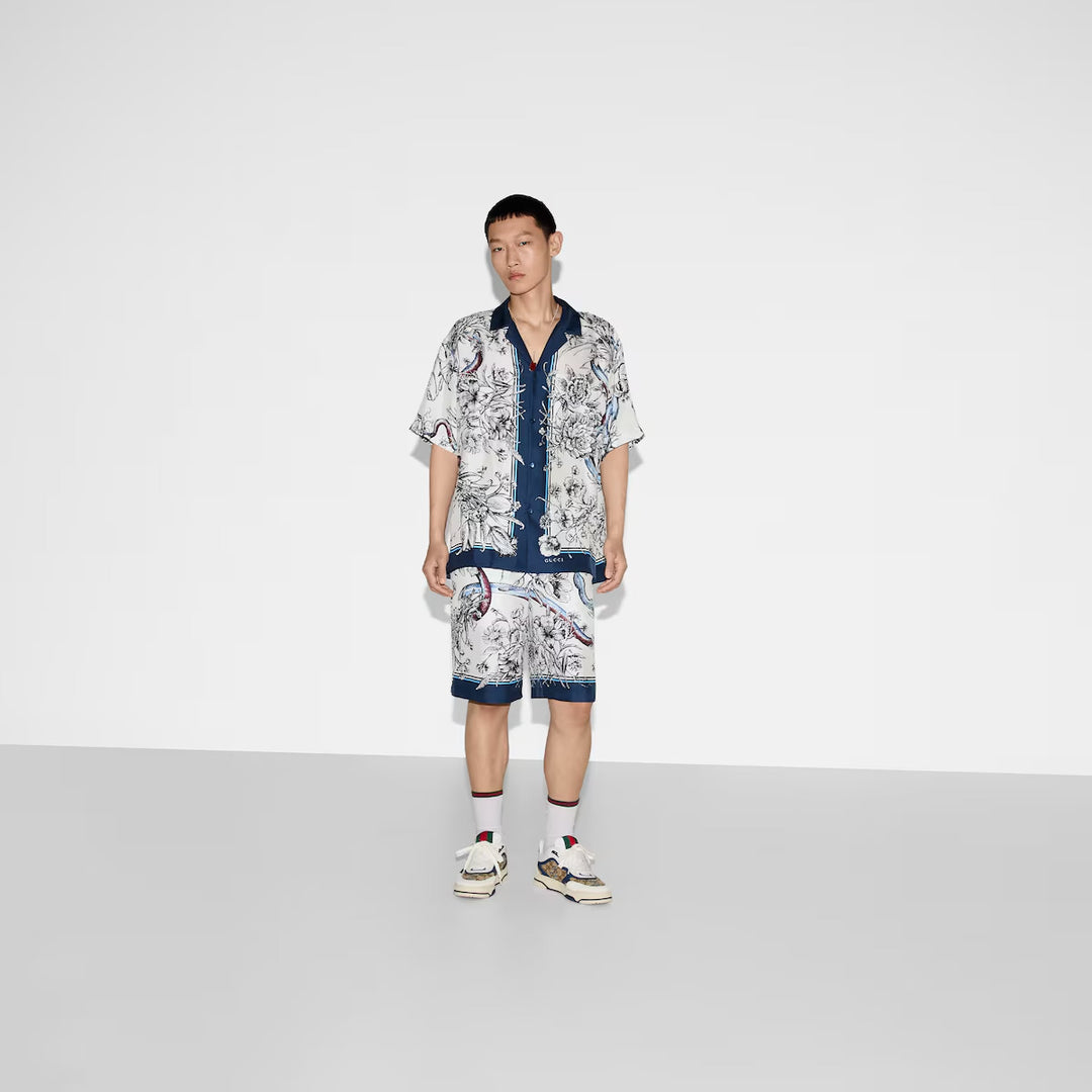 Gucci PRINTED SILK SHIRT