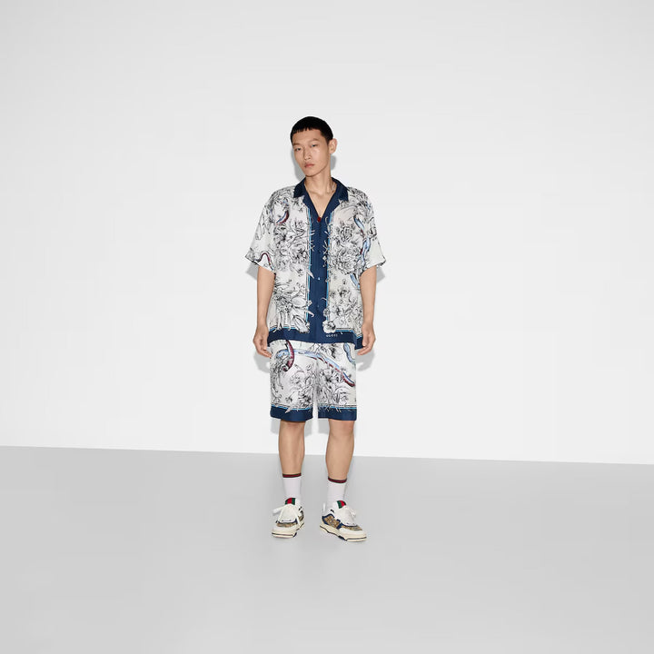 Gucci PRINTED SILK SHIRT