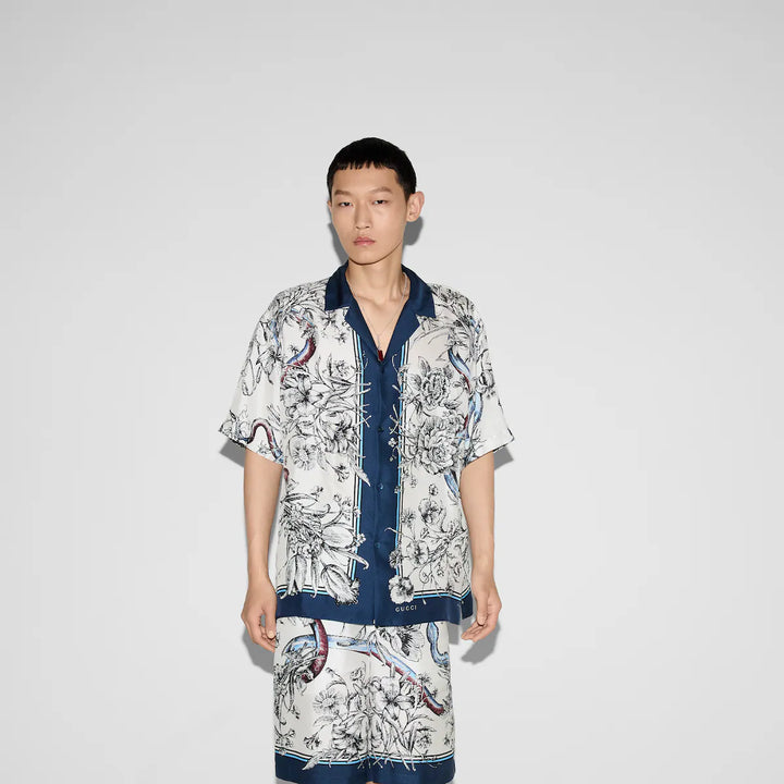 Gucci PRINTED SILK SHIRT