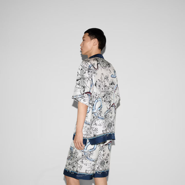 Gucci PRINTED SILK SHIRT