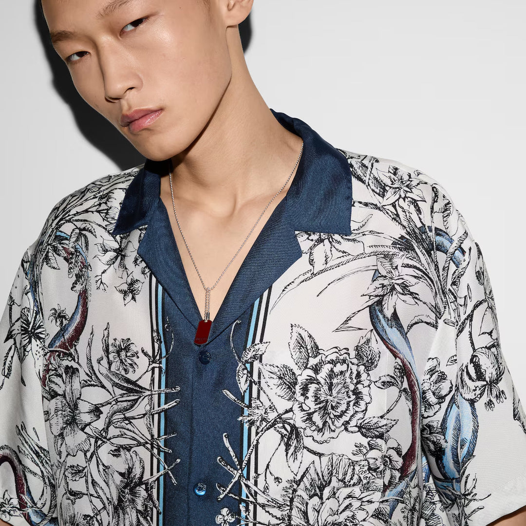 Gucci PRINTED SILK SHIRT