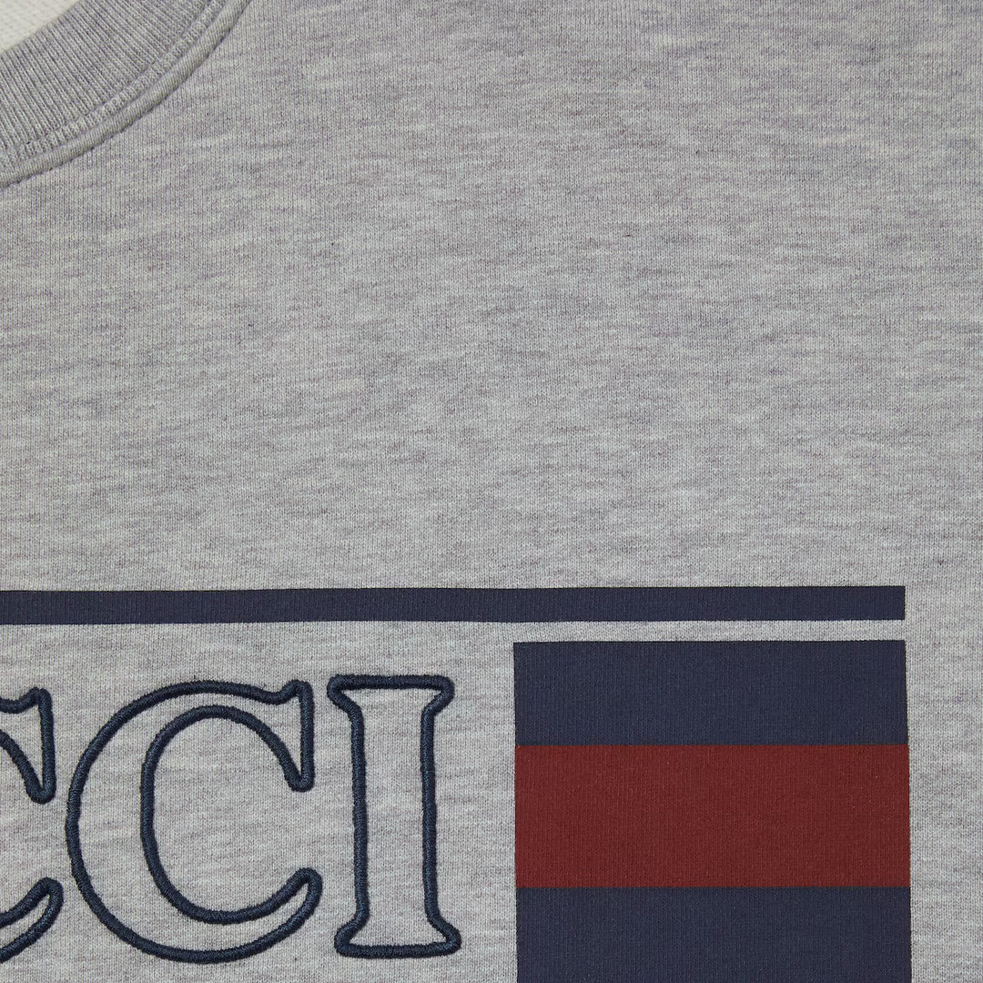 GUCCI COTTON JERSEY SWEATSHIRT WITH EMBROIDERY