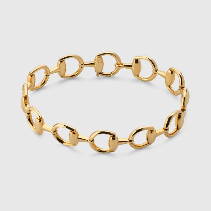 GUCCI 18K HORSEBIT BRACELET
