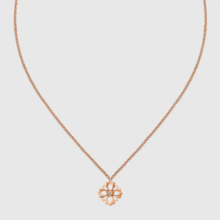 GUCCI FLORA 18K CHAIN NECKLACE