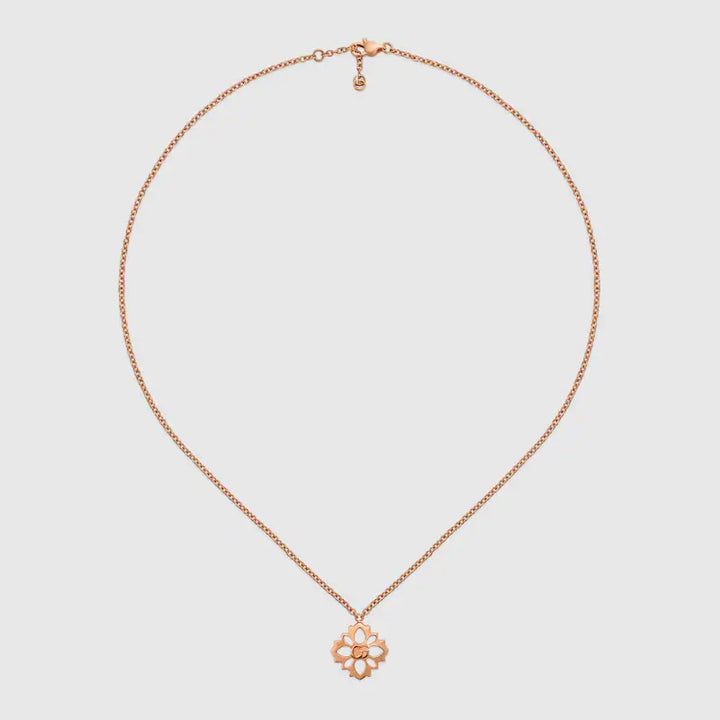 GUCCI FLORA 18K CHAIN NECKLACE