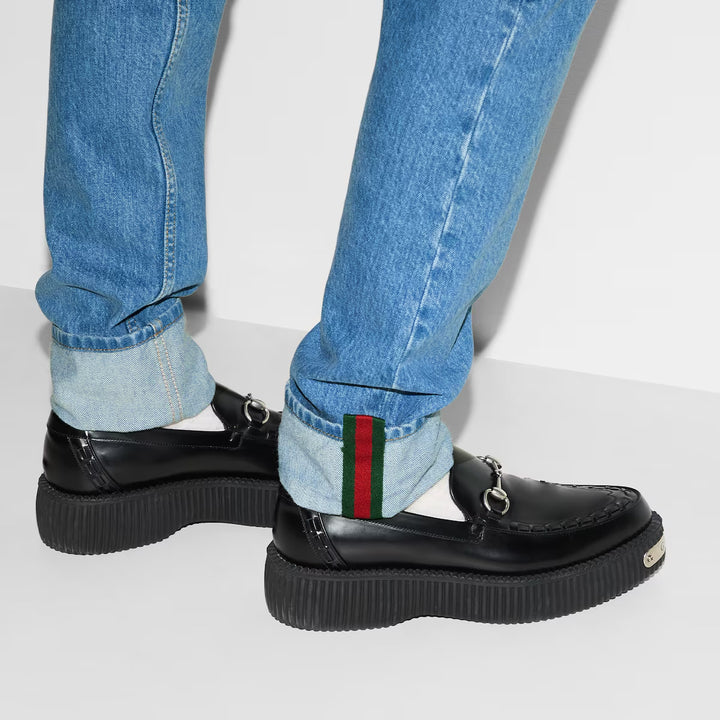 GUCCI TAPERED FIT DENIM PANTS