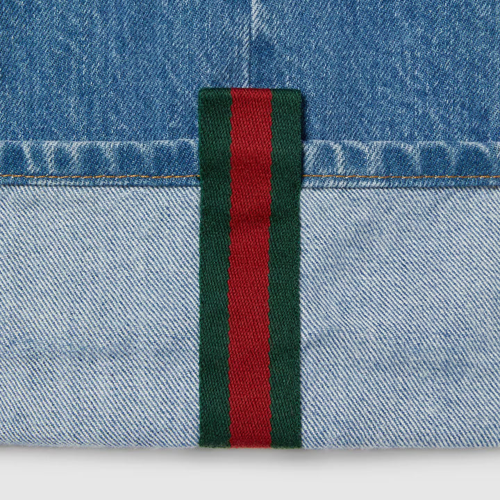 GUCCI TAPERED FIT DENIM PANTS