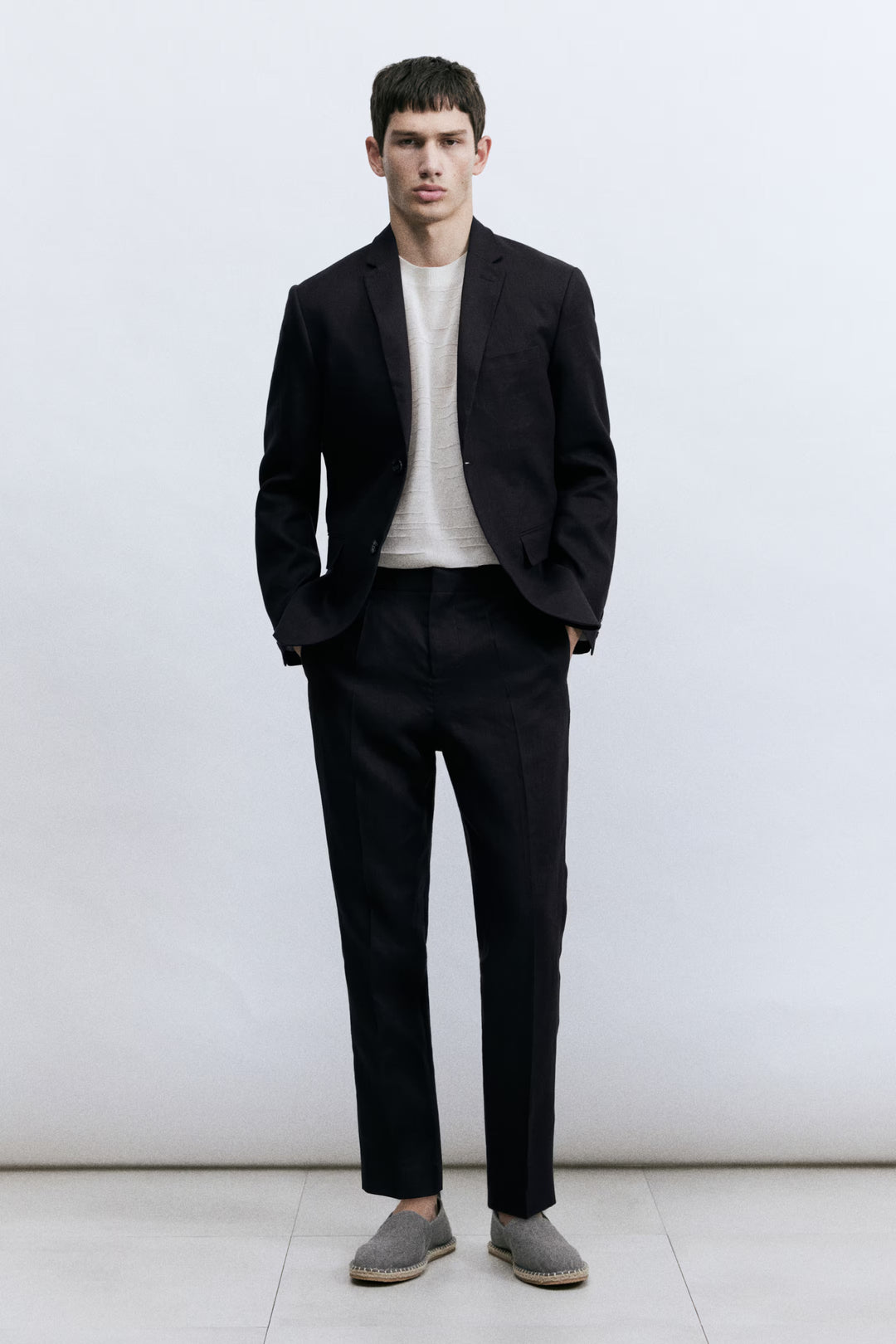 H&M Slim-Fit Linen Jacket