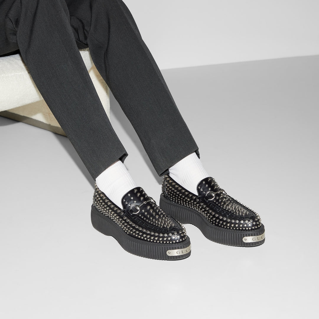 GUCCI Men's Gucci Horsebit creeper loafer