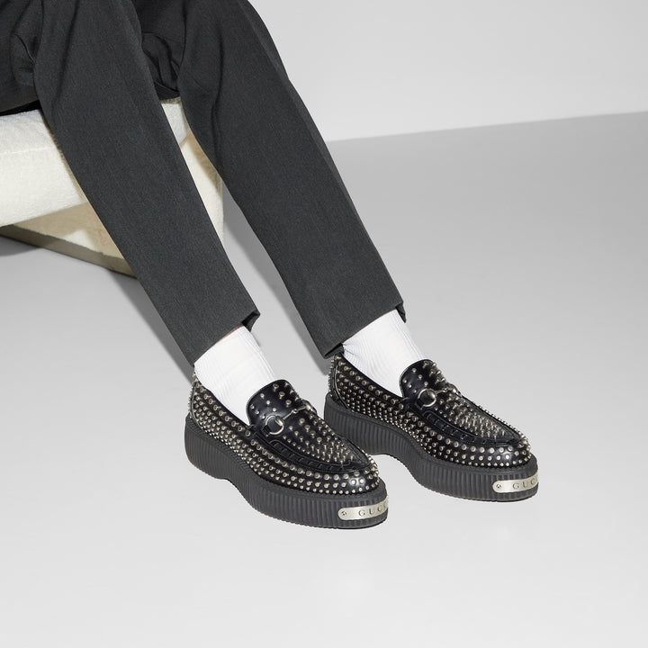 GUCCI Men's Gucci Horsebit creeper loafer
