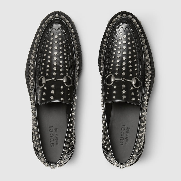 GUCCI Men's Gucci Horsebit creeper loafer