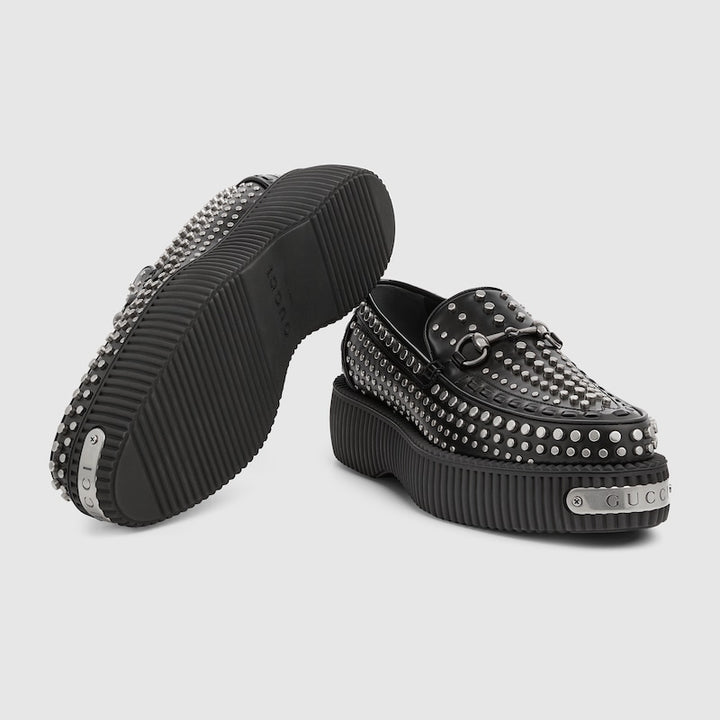 GUCCI Men's Gucci Horsebit creeper loafer