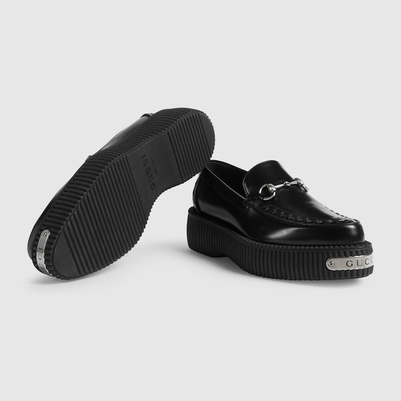 GUCCI Men's Gucci Horsebit creeper loafer