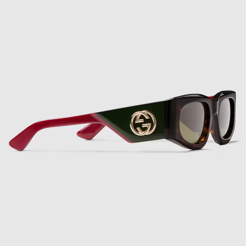 GUCCI Rectangular frame sunglasses