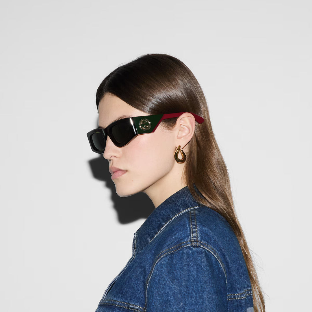 GUCCI Rectangular frame sunglasses