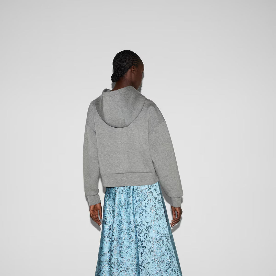GUCCI Viscose jersey hooded sweatshirt