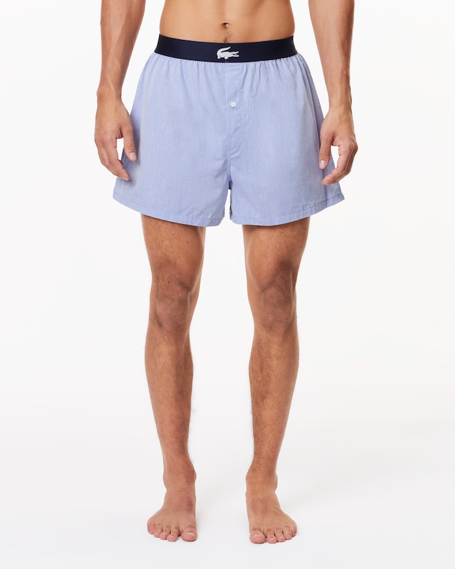 Lacoste Men's 3-Pack Cotton Poplin Boxers