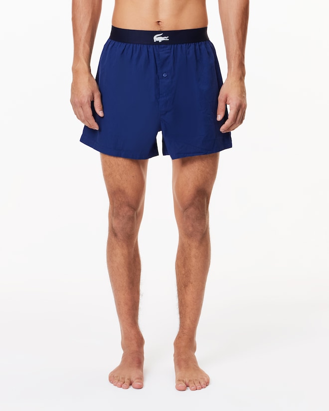 Lacoste Men's 3-Pack Cotton Poplin Boxers
