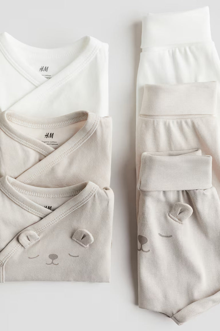H&M 6-PIECE JERSEY SET