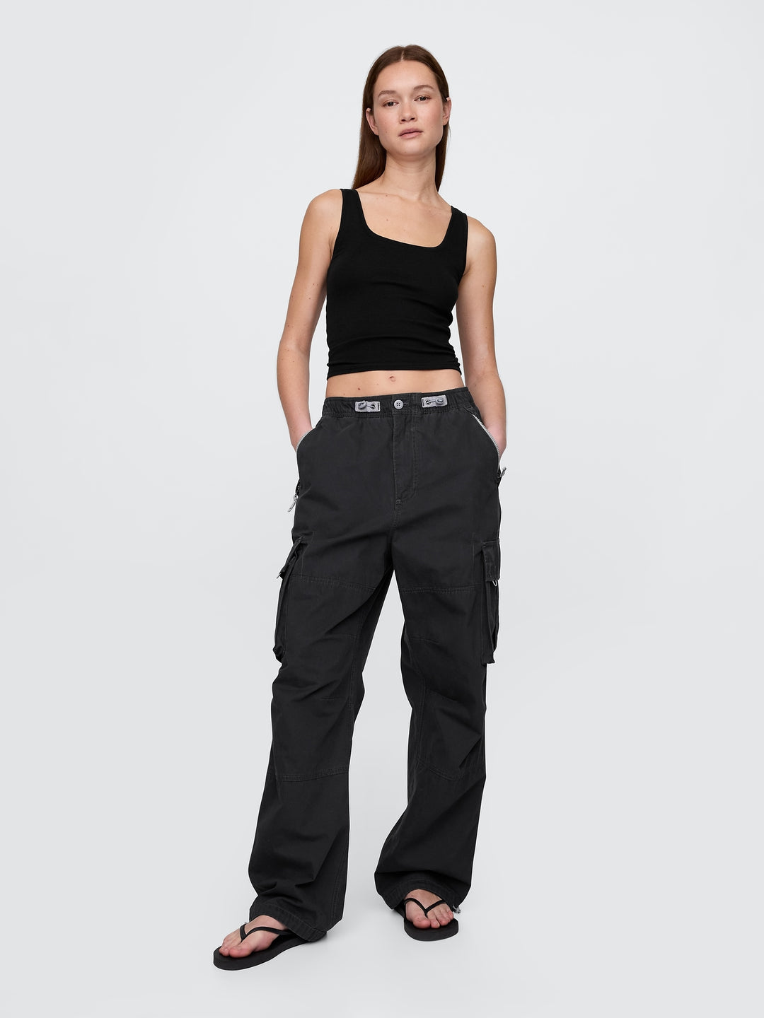 Gap Cargo Parachute Pants