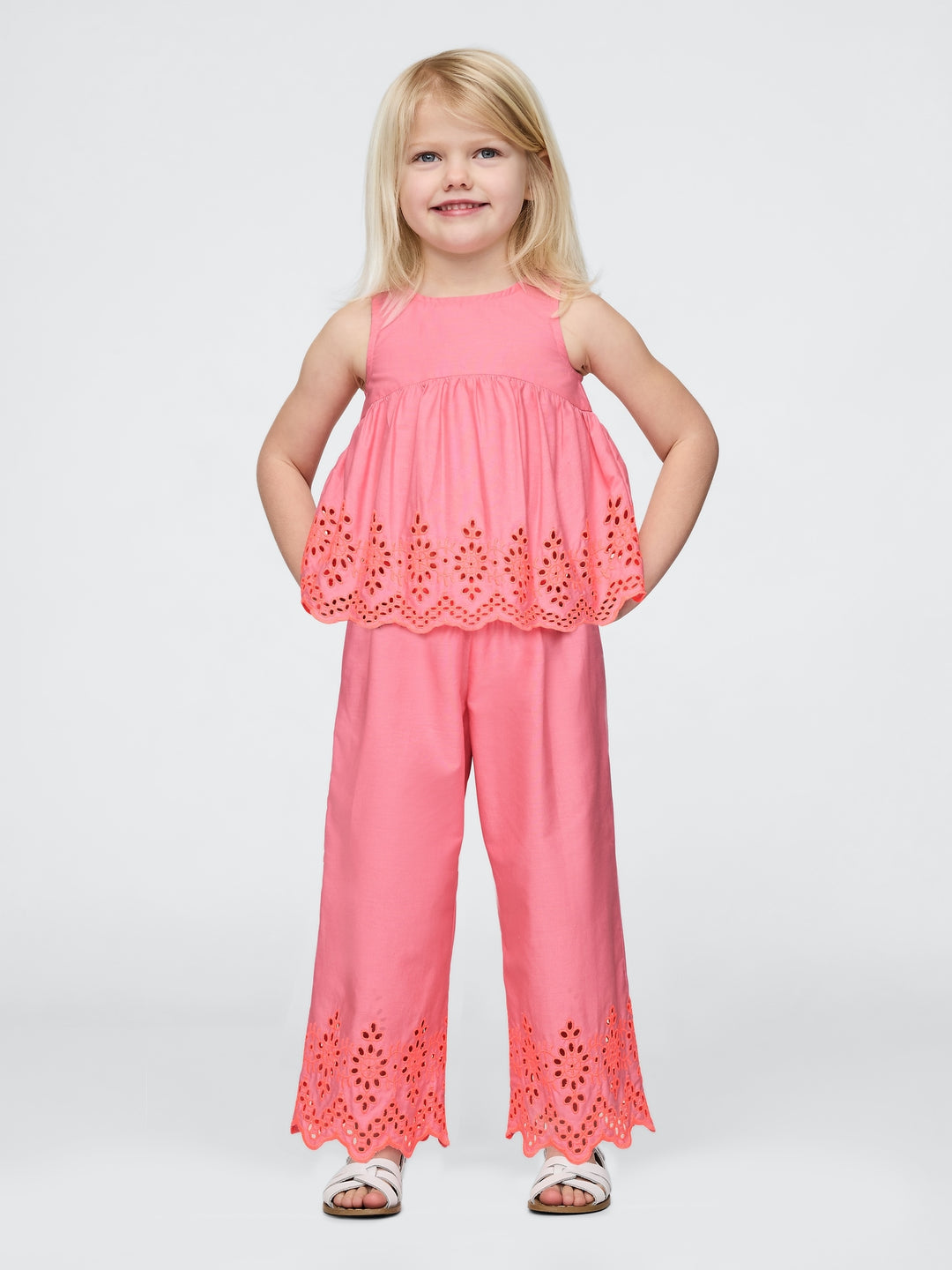Gap Baby & Toddler Eyelet Poplin Outfit Set