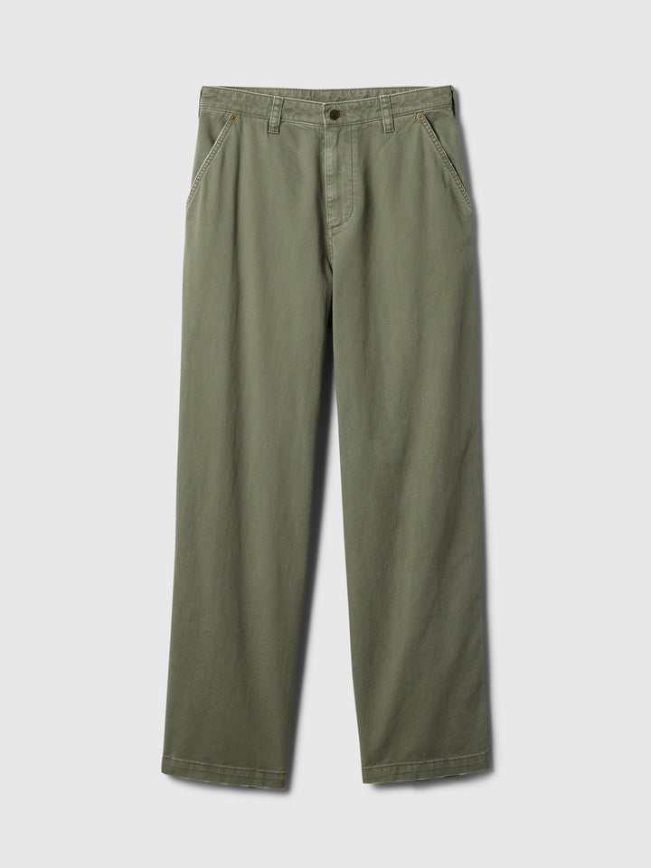 Gap Relaxed Twill Utility Khakis