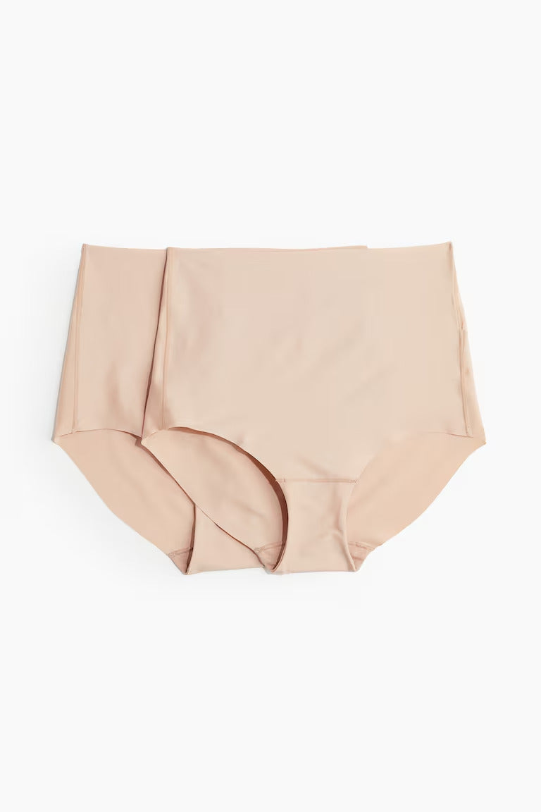 H&M 2-PACK INVISIBLE LIGHT SHAPING BRIEFS