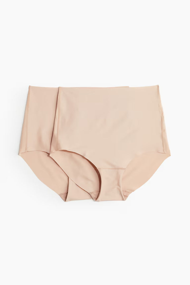 H&M 2-PACK INVISIBLE LIGHT SHAPING BRIEFS
