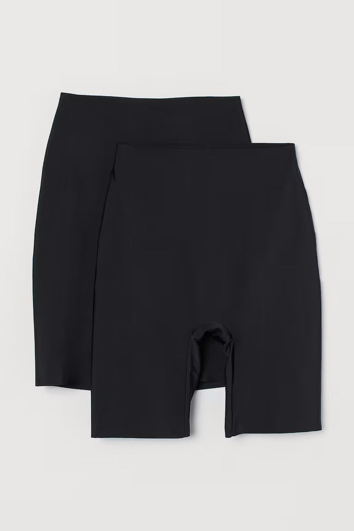 H&M 2-PACK NO-SHOW LIGHT SHAPING BIKERS