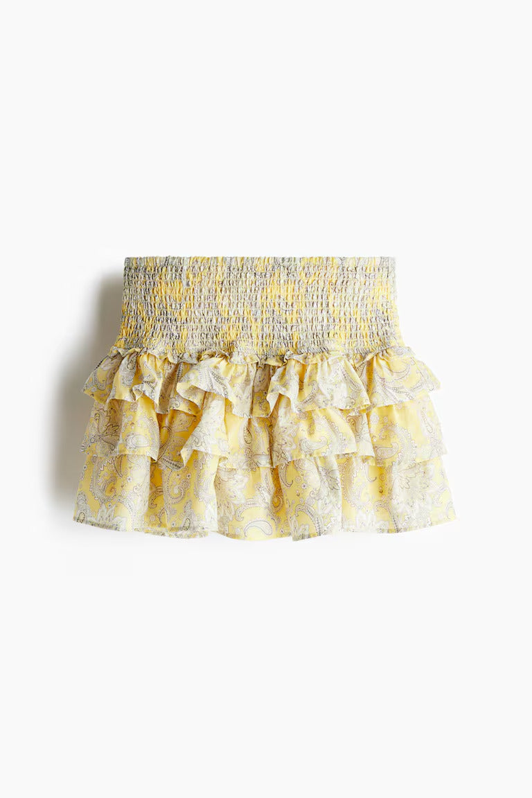 H&M TIERED MINI SKIRT