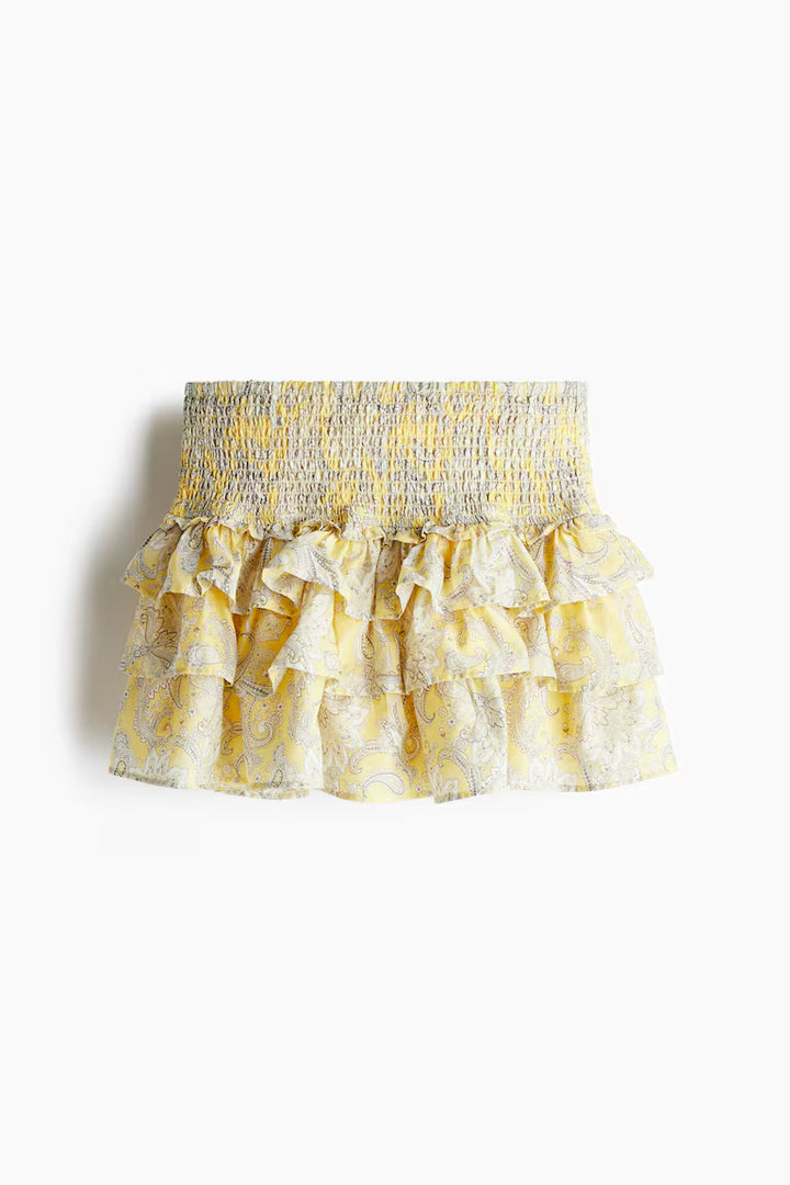 H&M TIERED MINI SKIRT