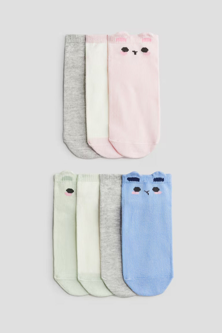 H&M 7-PACK ANKLE SOCKS