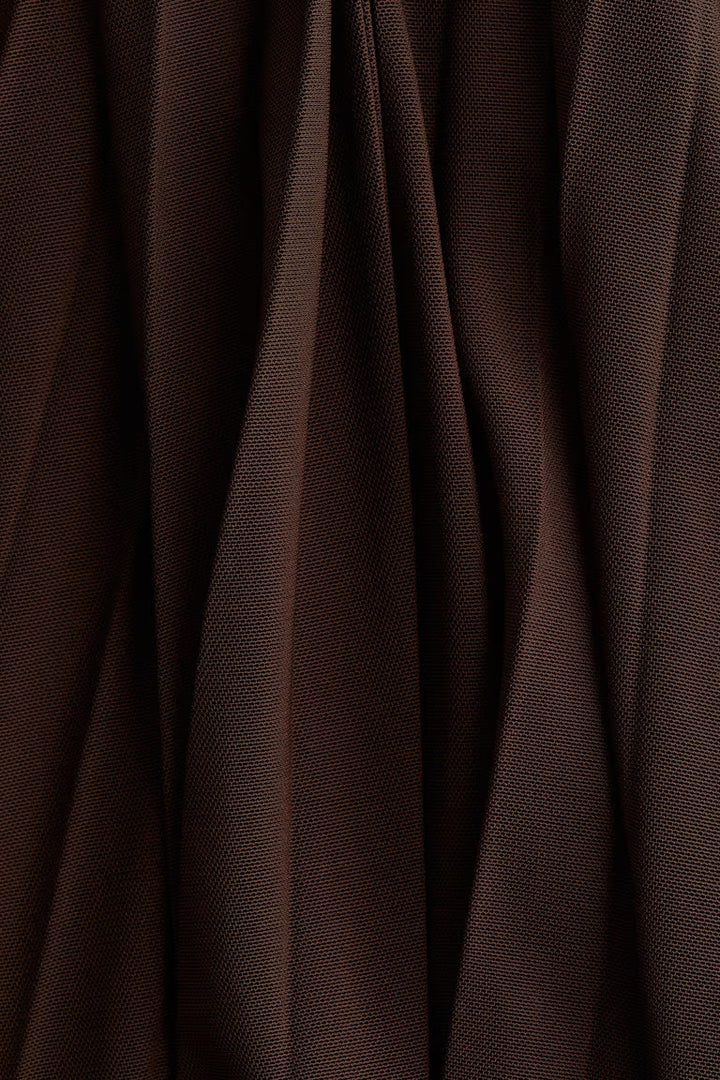 H&M PLEATED MESH SKIRT