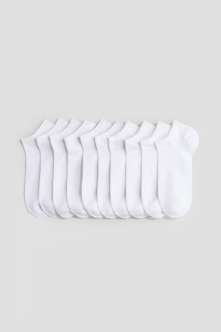 H&M 10-PACK ANKLE SOCKS
