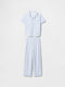 Light Blue Stripped
