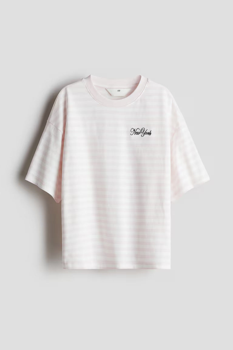 H&M OVERSIZED COTTON T-SHIRT