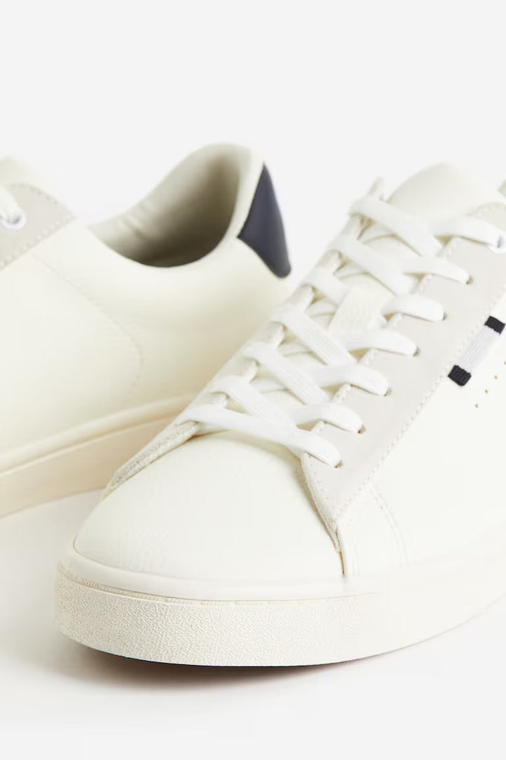 H&M FAUX LEATHER SNEAKERS