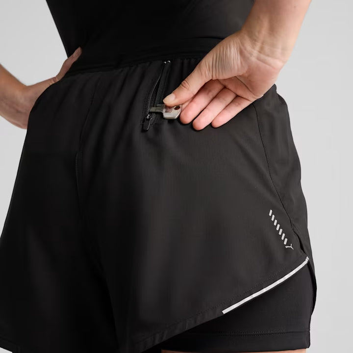PUMA RUN ULTRAWEAVE Women's 2-in-1 4" Shorts