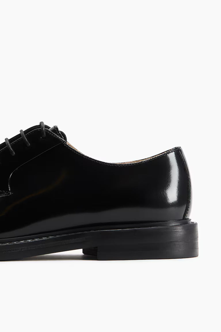 H&M LEATHER DERBY SHOES