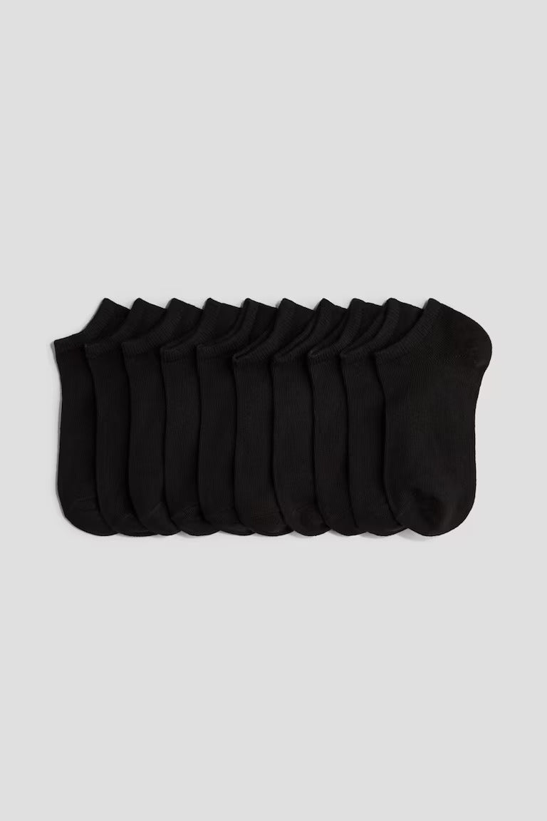 H&M 10-PACK ANKLE SOCKS
