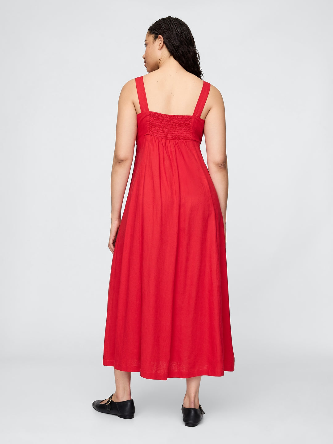 Gap Linen-Blend Maxi Dress