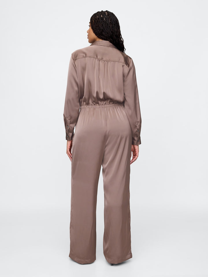 Gap Recycled Satin Jumpsuit
