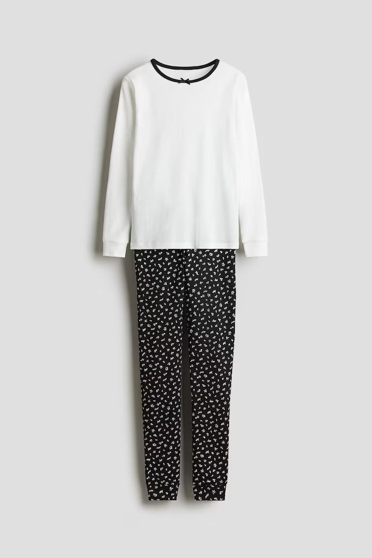 H&M COTTON JERSEY PAJAMAS