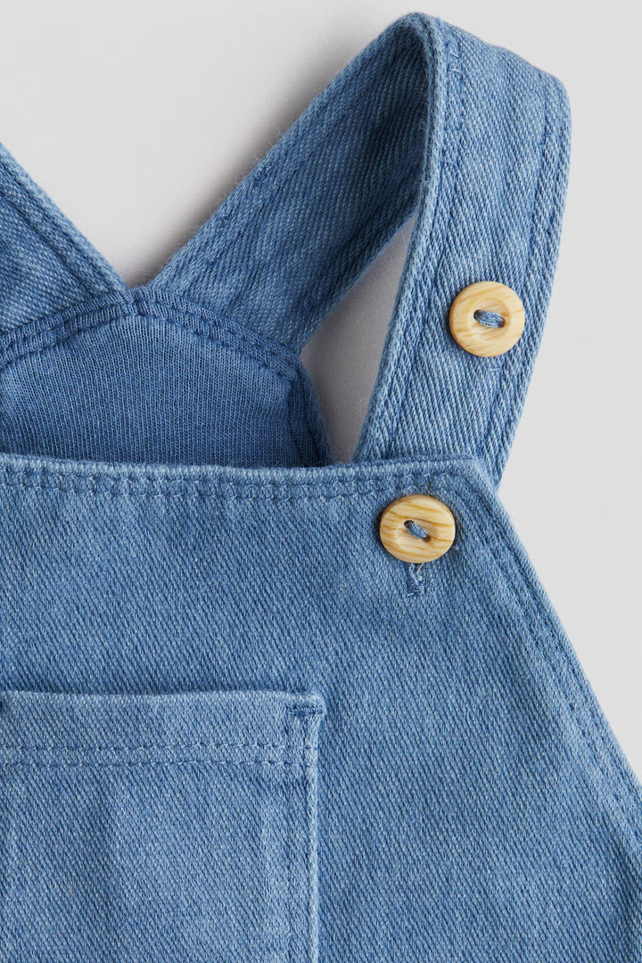 H&M 2-piece Overall and Bodysuit Set